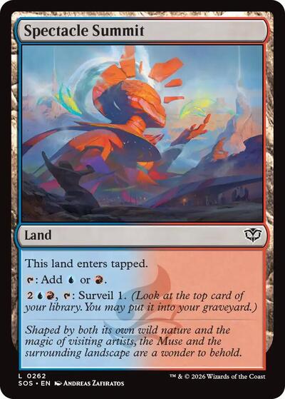 Spectacle Summit (SOS) #262 Land Secrets of Strixhaven Magic: The Gathering: 2026