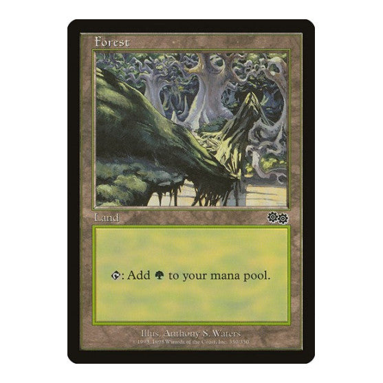 Forest 350 (USG) #350 Land Urza's Saga Magic: The Gathering: 1998