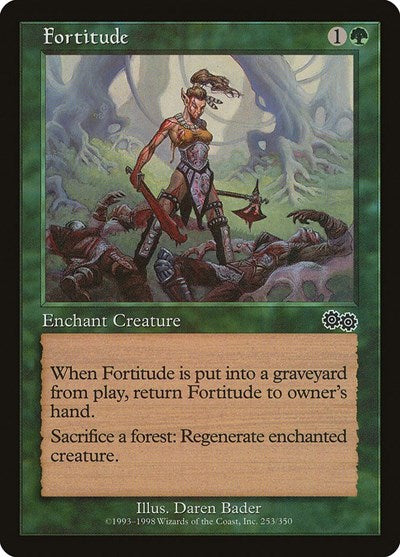 Fortitude (USG) #253 Common (Lightly Played) Urza's Saga Magic: The Gathering: 1998