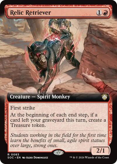 Relic Retriever Extended Art (SOC) #83 Rare (Near Mint) Commander: Secrets of Strixhaven Magic: The Gathering: 2026