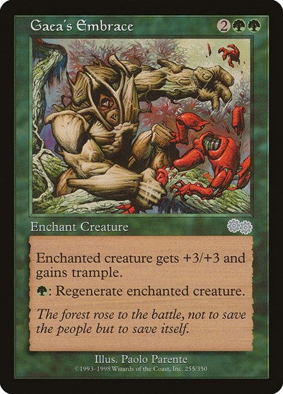Gaeas Embrace (USG) #255 Uncommon (Lightly Played) Urza's Saga Magic: The Gathering: 1998
