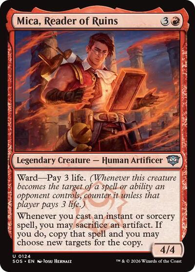 Mica Reader of Ruins (SOS) #124 Uncommon Secrets of Strixhaven Magic: 2026