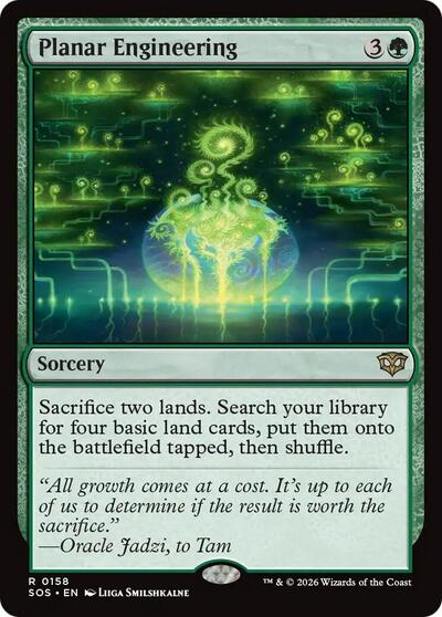 Planar Engineering (SOS) #158 Rare (Near Mint) Secrets of Strixhaven Magic: 2026