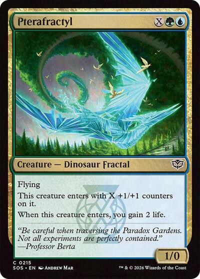 Pterafractyl (SOS) #215 Common Secrets of Strixhaven Magic: 2026