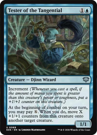 Tester of the Tangential (SOS) #69 Uncommon (Lightly Played) Secrets of Strixhaven Magic: 2026