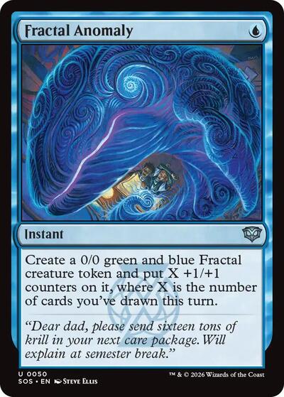 Fractal Anomaly (SOS) #50 Uncommon (Lightly Played) Secrets of Strixhaven Magic: 2026