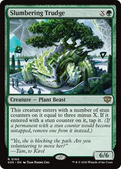 Slumbering Trudge (SOS) #160 Rare Secrets of Strixhaven Magic: The Gathering: 2026