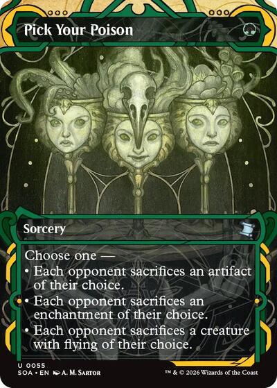 Pick Your Poison (SOA) #55 Uncommon Secrets of Strixhaven: Mystical Archive Magic: The Gathering: 2026