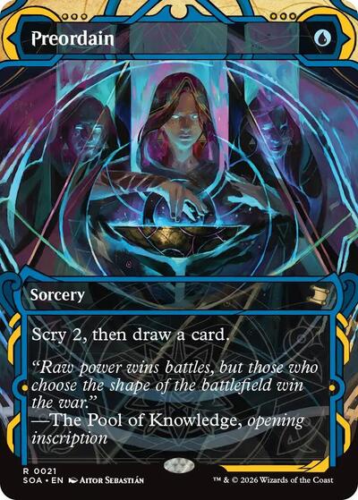 2026 Magic: Secrets of Strixhaven: Mystical Archive (SOA) - Preordain (#21, Rare) (, Near Mint)