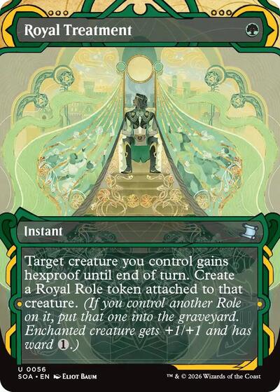 Royal Treatment (SOA) #56 Uncommon (Lightly Played) Secrets of Strixhaven: Mystical Archive Magic: The Gathering: 2026
