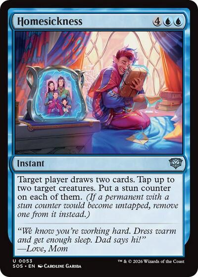 Homesickness (SOS) #53 Uncommon (Lightly Played) Secrets of Strixhaven Magic: 2026