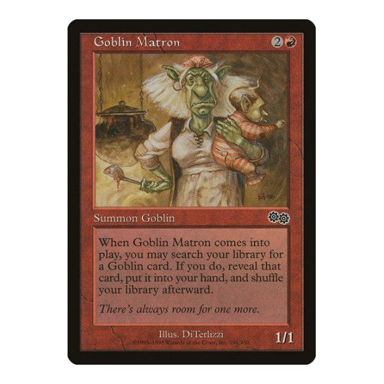 Goblin Matron (USG) #191 Common (Moderately Played) Urza's Saga Magic: The Gathering: 1998