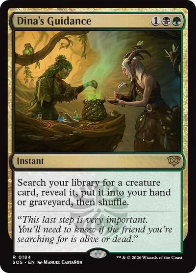 Dinas Guidance (SOS) #184 Rare Secrets of Strixhaven Magic: 2026