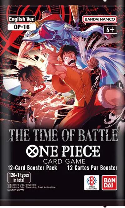 The Time of Battle Booster Pack (OP16) (Unopened) The Time of Battle One Piece Card Game: 2026