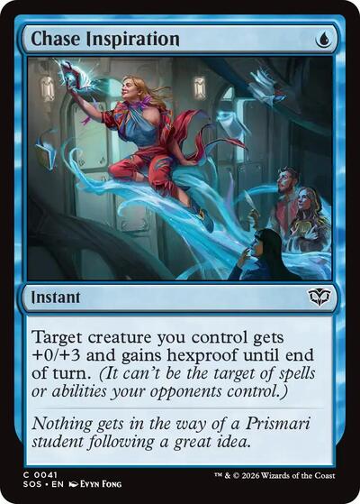 Chase Inspiration (SOS) #41 Common Secrets of Strixhaven Magic: 2026