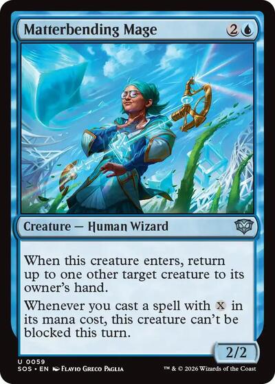 Matterbending Mage (SOS) #59 Uncommon Secrets of Strixhaven Magic: 2026