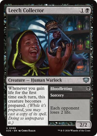 Leech Collector (SOS) #88 Uncommon (Lightly Played) Secrets of Strixhaven Magic: 2026
