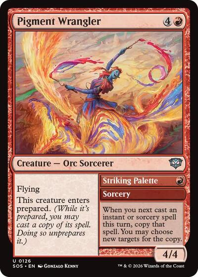 2026 Magic: Secrets of Strixhaven (SOS) - Pigment Wrangler (#126, Uncommon)