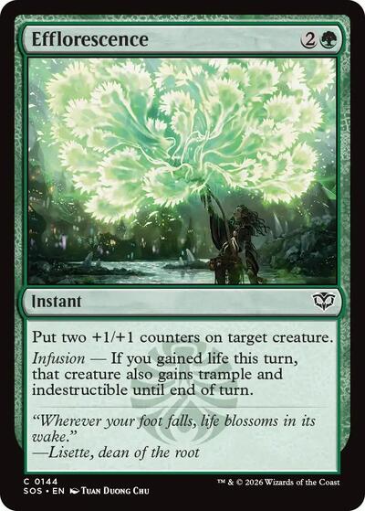 2026 Magic: Secrets of Strixhaven (SOS) - Efflorescence (#144, Common)