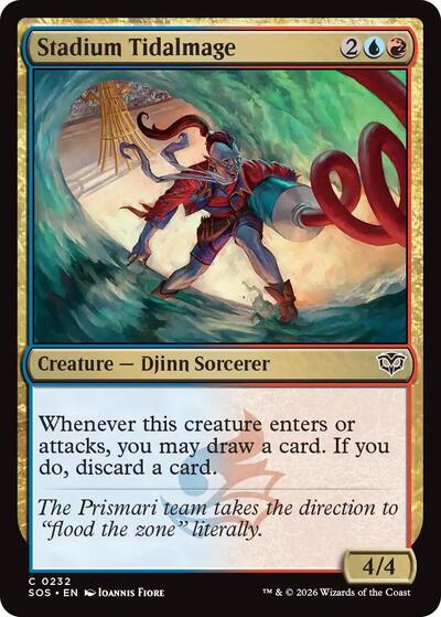 Stadium Tidalmage (SOS) #232 Common Secrets of Strixhaven Magic: 2026