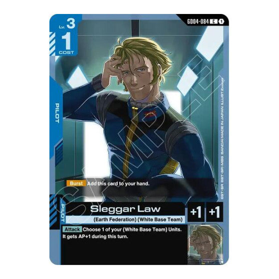 Sleggar Law (GD04) #GD04-084 Common (Lightly Played) Phantom Aria Gundam Card Game: 2026