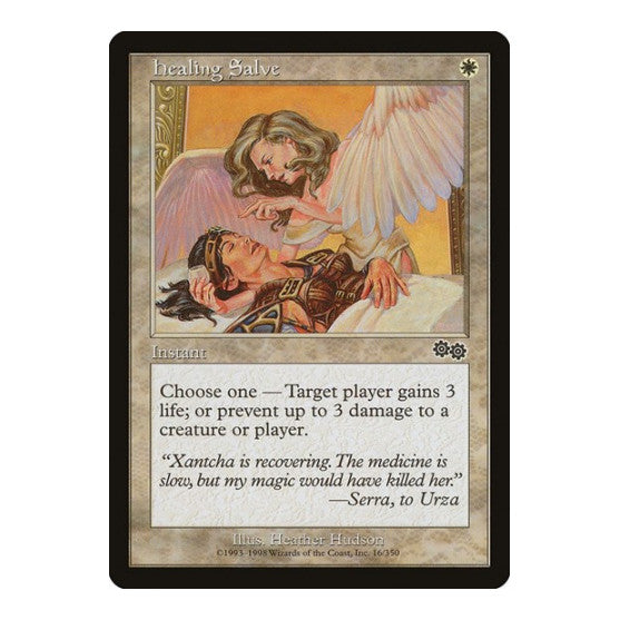 Healing Salve (USG) #16 Common (Moderately Played) Urza's Saga Magic: The Gathering: 1998