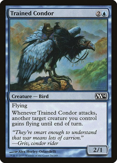 Trained Condor (M14) #76 Common (Lightly Played) Magic 2014 (M14) Magic: 2013