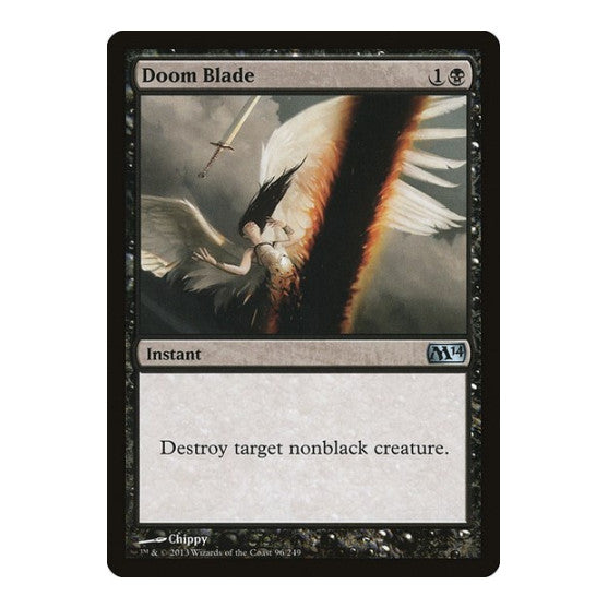 Doom Blade (M14) #96 Uncommon (Lightly Played) Magic 2014 (M14) Magic: The Gathering: 2013