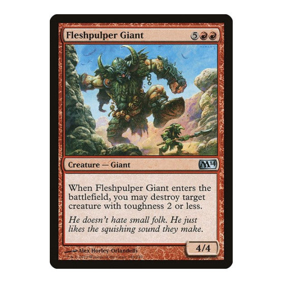 Fleshpulper Giant (M14) #140 Uncommon (Lightly Played) Magic 2014 (M14) Magic: The Gathering: 2013