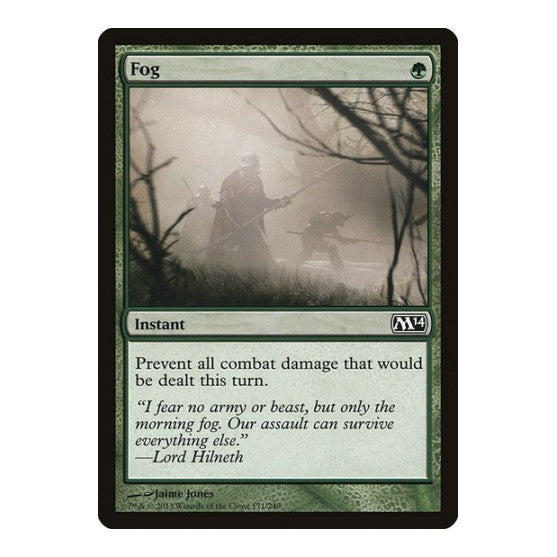 Fog (M14) #171 Common (Lightly Played) Magic 2014 (M14) Magic: The Gathering: 2013
