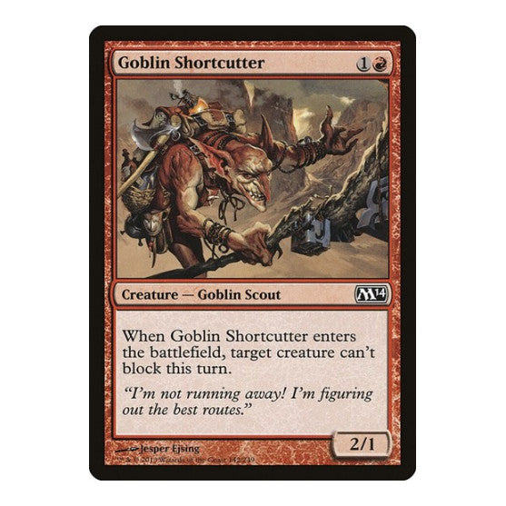 Goblin Shortcutter (M14) #142 Common (Lightly Played) Magic 2014 (M14) Magic: The Gathering: 2013