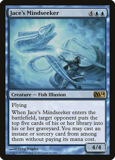 Jaces Mindseeker (M14) #61 Rare (Lightly Played) Magic 2014 (M14) Magic: The Gathering: 2013