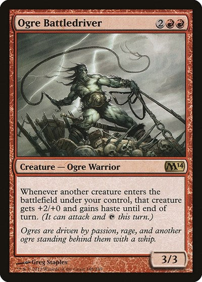 Ogre Battledriver (M14) #148 Rare (Lightly Played) Magic 2014 (M14) Magic: The Gathering: 2013