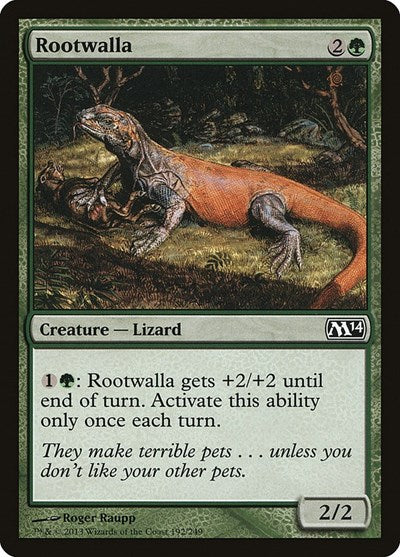 Rootwalla (M14) #192 Common (Lightly Played) Magic 2014 (M14) Magic: The Gathering: 2013