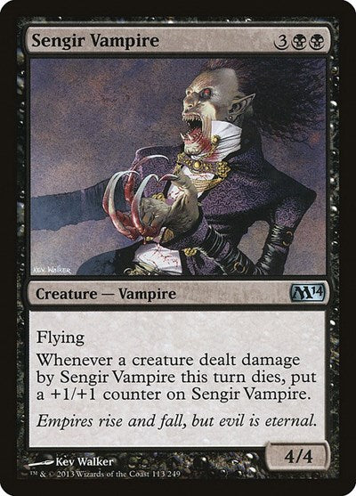 Sengir Vampire (M14) #113 Uncommon (Lightly Played) Magic 2014 (M14) Magic: 2013