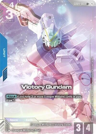 Victory Gundam LR (GD04) #GD04-003 LR+ (Holofoil Near Mint) Phantom Aria Gundam Card Game: 2026