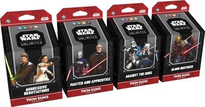 Twin Suns - 4 Deck Bundle (TS26) None (Unopened) Twin Suns Star Wars: Unlimited: 2026