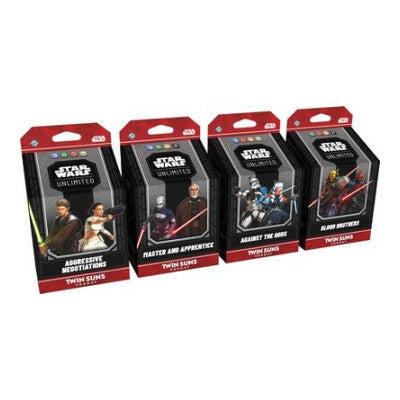 Twin Suns - 4 Deck Bundle (TS26) None (Unopened) Twin Suns Star Wars: Unlimited: 2026