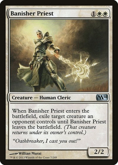 Banisher Priest (M14) #7 Uncommon (Lightly Played) Magic 2014 (M14) Magic: 2013