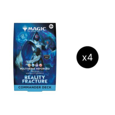 Reality Fracture Commander Deck - Multiverse Reforged Case (FRC) (Unopened) Commander: Reality Fracture Magic: The Gathering: 2026