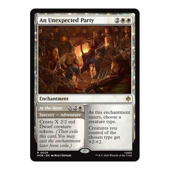 An Unexpected Party (HOB) #29 Rare (Lightly Played) The Hobbit Magic: The Gathering: 2026