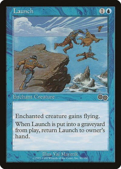Launch (USG) #82 Common (Moderately Played) Urza's Saga Magic: 1998