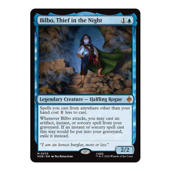 Bilbo Thief in the Night (HOB) #33 Mythic Rare (Lightly Played) The Hobbit Magic: The Gathering: 2026