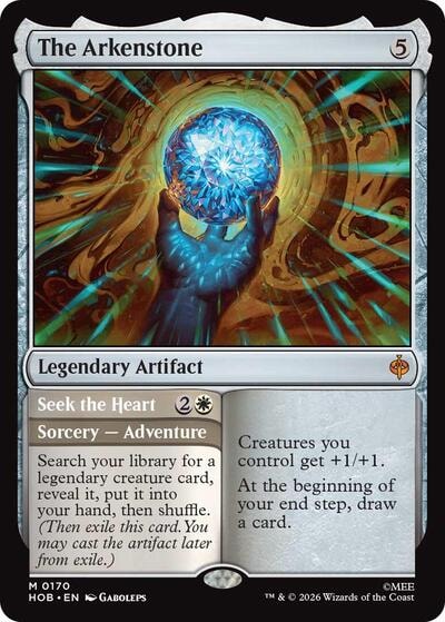 The Arkenstone (HOB) #170 Mythic Rare (Foil Near Mint) The Hobbit Magic: The Gathering: 2026