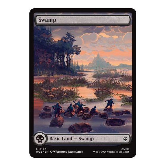 Swamp (0196) (HOB) #196 Land (Lightly Played) The Hobbit Magic: The Gathering: 2026