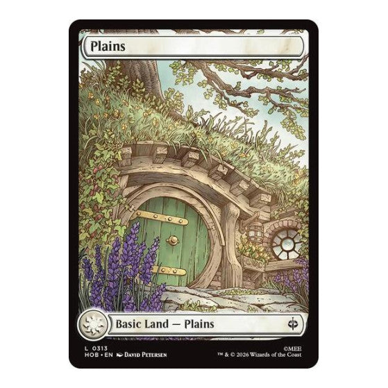 Plains (0313) (HOB) #313 Land (Lightly Played) The Hobbit Magic: The Gathering: 2026