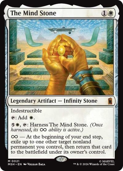 The Mind Stone (MSH) #21 Mythic Rare (Near Mint) Marvel Super Heroes Magic: The Gathering: 2026