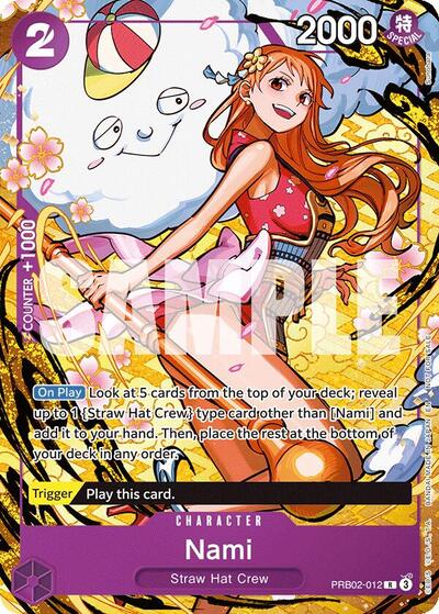 Nami Welcome Pack 2026 Vol1 (OP-PR) #PRB02-012 Rare (Near Mint) One Piece Promotion Cards One Piece Card Game: 2022