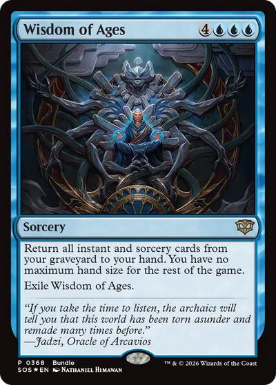Wisdom of Ages SOS Bundle (UMP) #368 P (Foil Near Mint) Unique and Miscellaneous Promos Magic: 2026