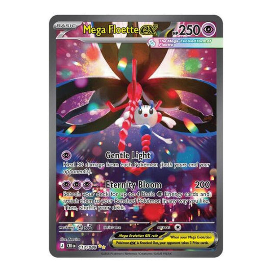 Mega Floette ex - 117/086 (CRI) #117/086 Special Illustration Rare (Holofoil Near Mint) ME04: Chaos Rising Pokemon: 2026